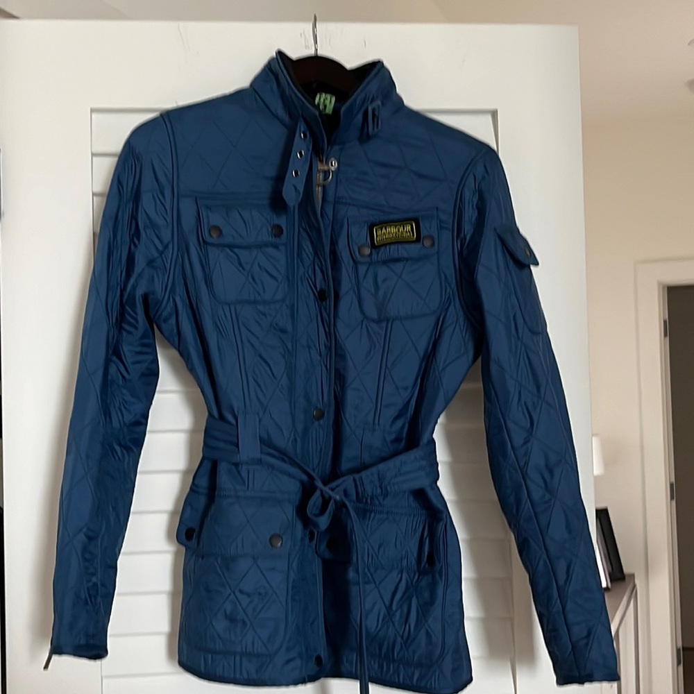 Barbour belted jacket